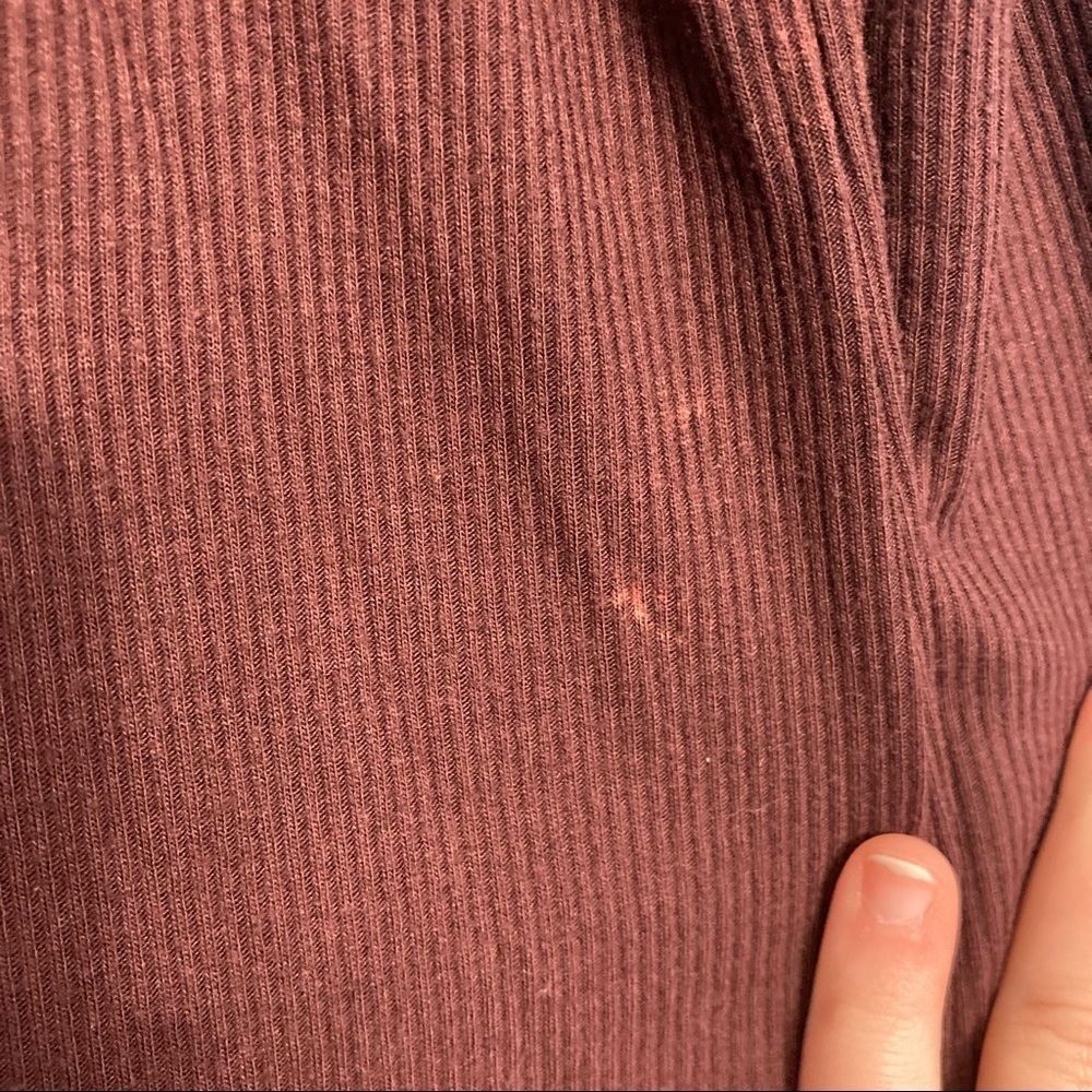 A.N.A. LongSleeve Top - Maroon - Size Large - Picture 3 of 7